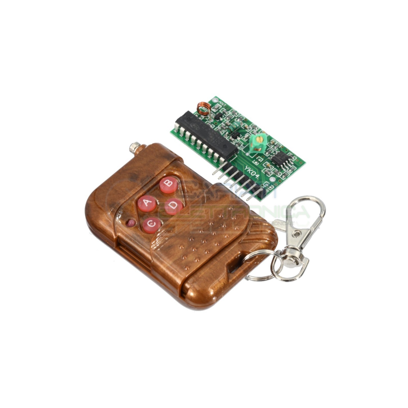 4 CANALI 315Mhz TELECOMANDO Raspberry PI Arduino Ricevitore Trasmettitore Generico