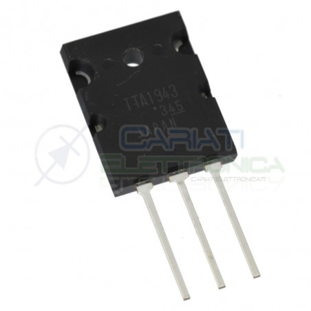 TRANSISTOR TTA1943 PNP 15A 230V 150W BJT AUDIO TO-3PL