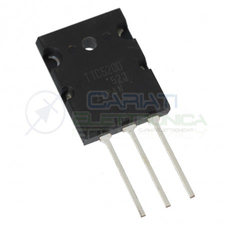 TRANSISTOR TTC5200 NPN 15A 230V 150W BJT AUDIO TO-3PL