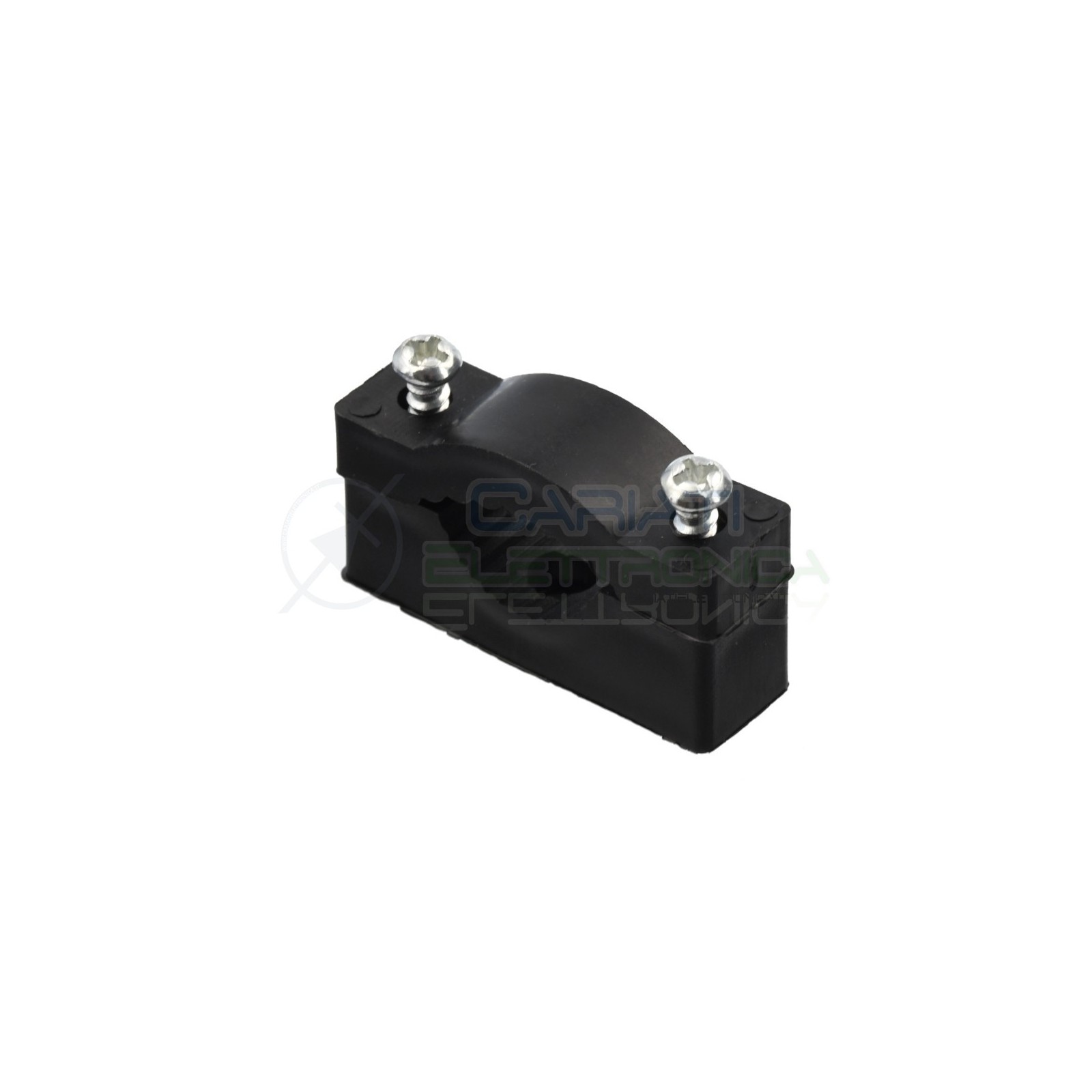 3 PEZZI Fermacavo Fissacavo Blocca Cavo 44 x 14 x 24 mm nero con foro di fissaggioGenerico