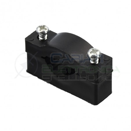 3 PEZZI Fermacavo Fissacavo Blocca Cavo 44 x 14 x 24 mm nero con foro di fissaggioGenerico