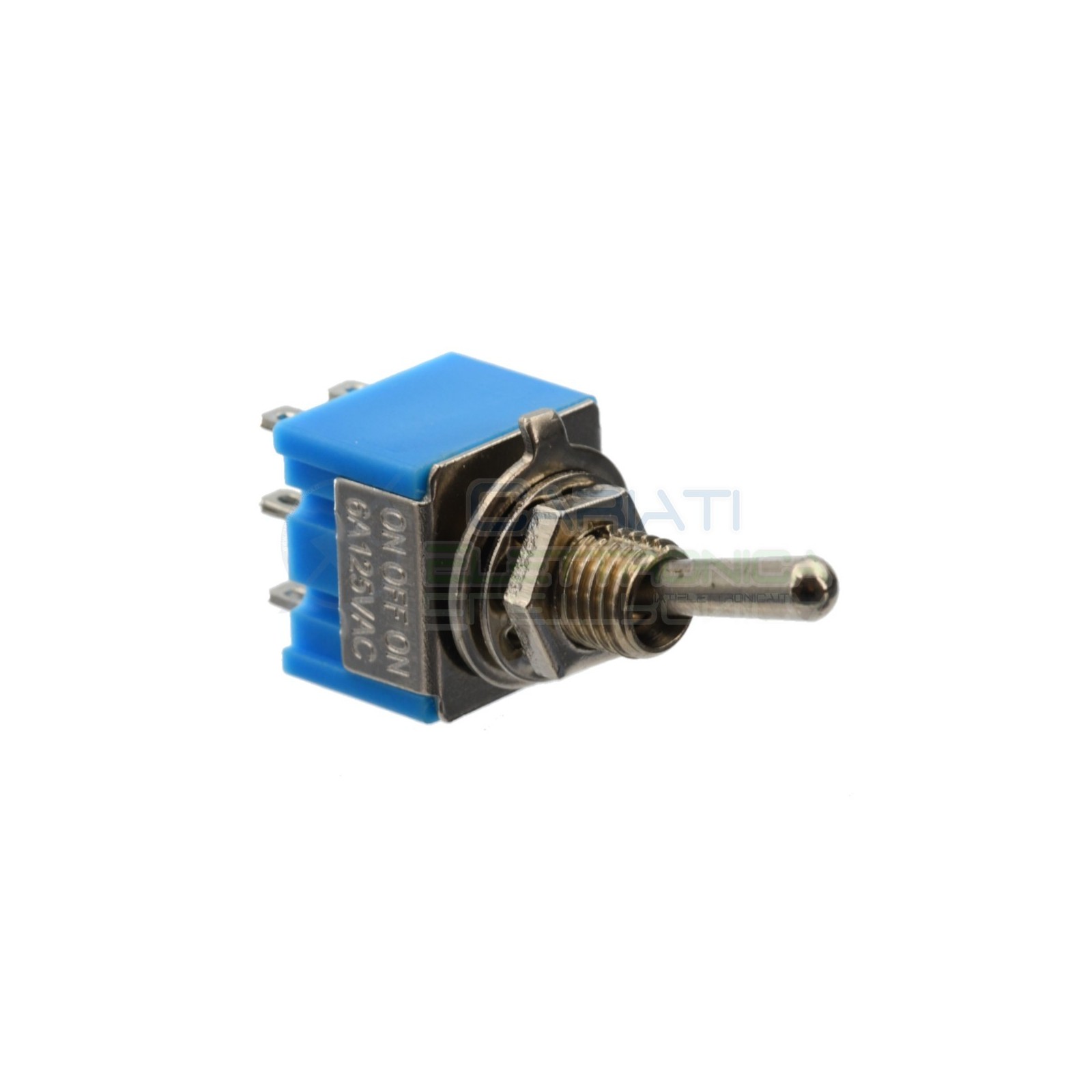 Interruttore Deviatore a Leva ON OFF ON 2A 250V 6 Pin DP3T Bilanciere