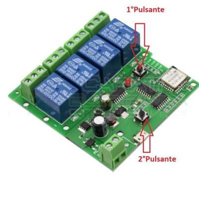 Board 4 Channel relay 10A WiFi Wireless 5V 12V 24V 32V Delay Relay Switch APP Remote ControlGenerico