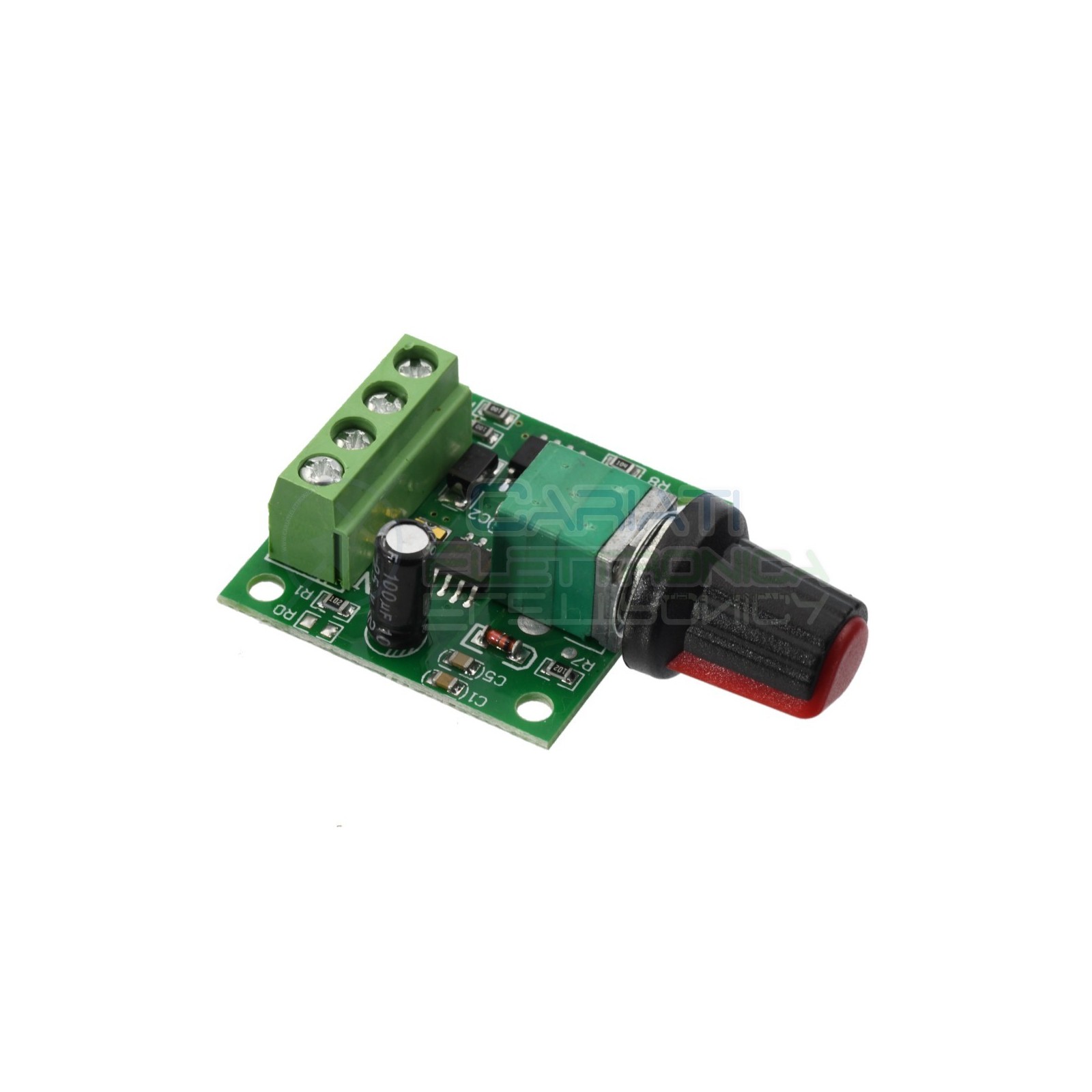 PWM Driver Motore Dimmer REGOLATORE di velocità giri DC 1.8V 3V 5V 6V 12V 2A Generico