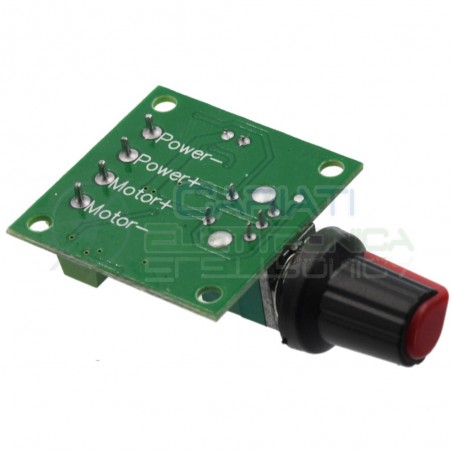 PWM Driver Motore Dimmer REGOLATORE di velocità giri DC 1.8V 3V 5V 6V 12V 2A Generico