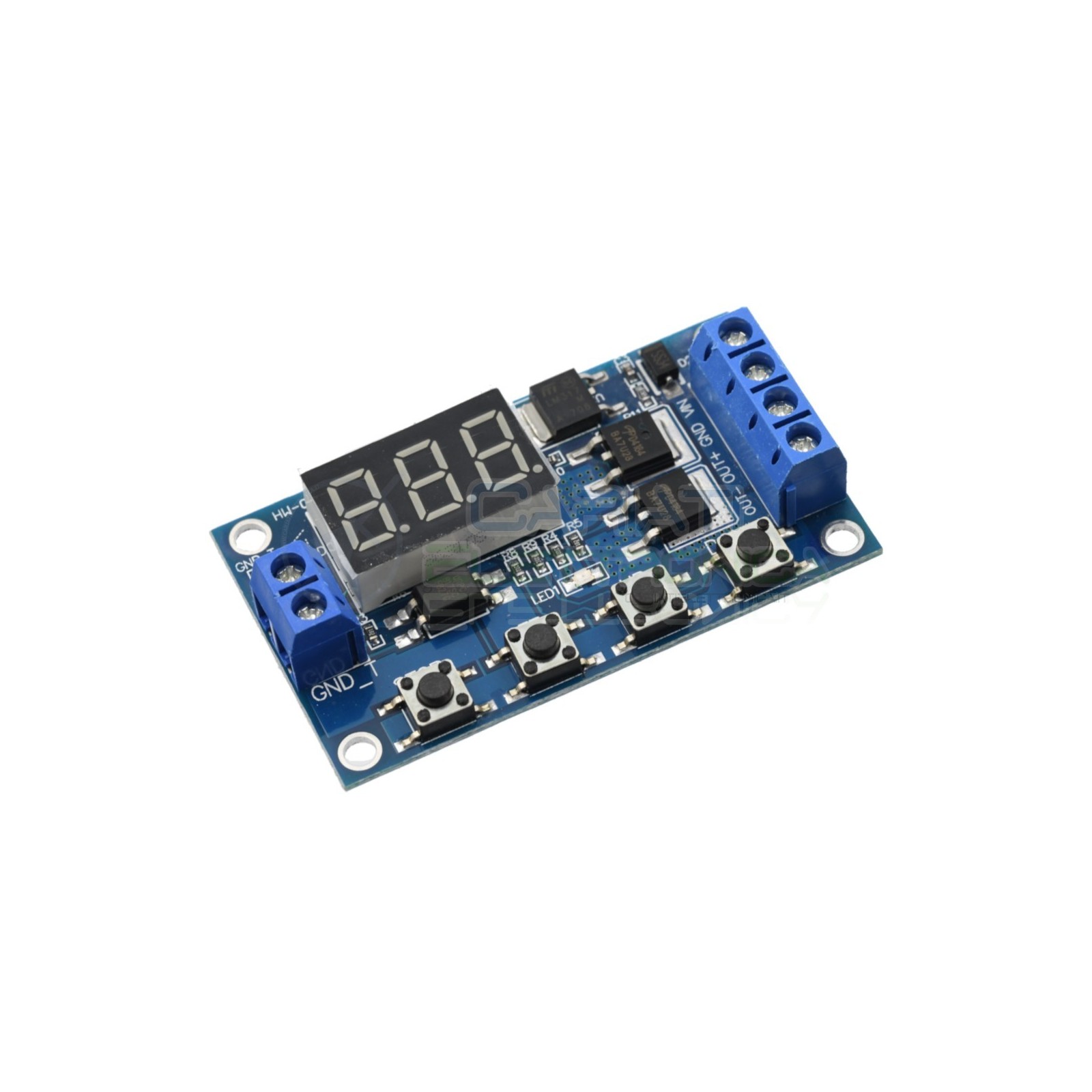Scheda modulo temporizzatore timer multifunzione MOS 5V 12V 24V con display Generico