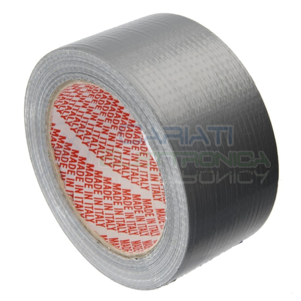 Nastro adesivo telato americano 50x25m impermeabile duct tape universale Cariati Elettronica
