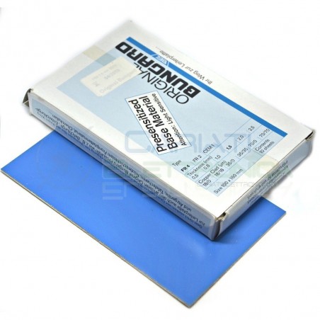 10 Pezzi Basetta Presensibilizzata 75x100 mm Doppia Faccia Scheda Vetronite 100x75 Bungard elektronik