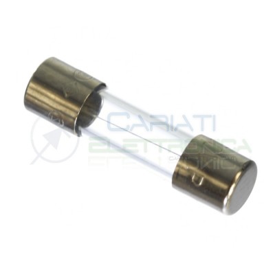10 PEZZI FUSIBILI FUSIBILE RAPIDO IN VETRO 5 X 20 mm 5X20mm RAPIDI 5AGenerico