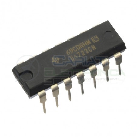 Integrato UA723 UA723CN Regolatore di Tensione 2-37V 150mATexas instruments
