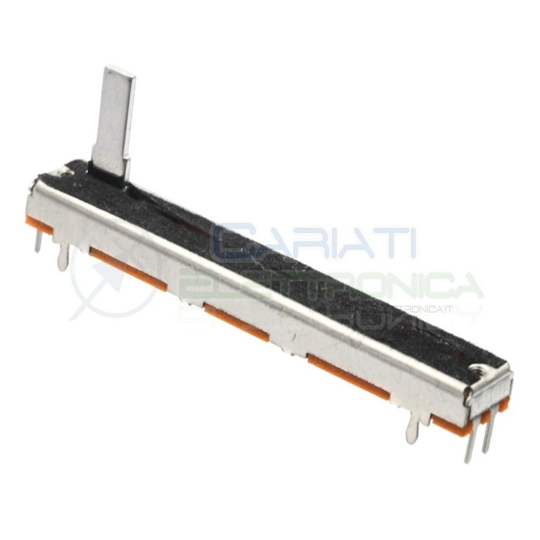 Potenziometer slide mono linear 60mm 10kohm 10k B103 B10K Mixer Audio track length 51.9mmGenerico