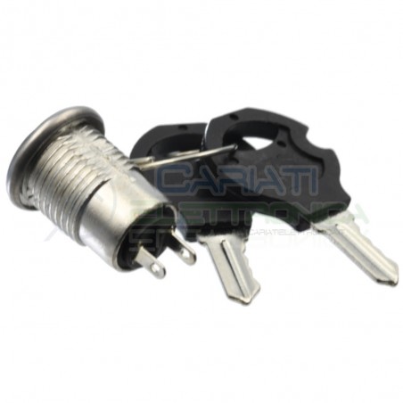 Interruttore a Chiave Piccolo da pannello SPST con chiave Generico