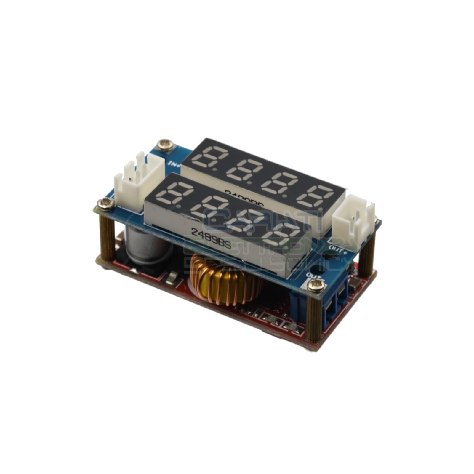Convertitore regolabile Step down 3A DC DC LM2596S Amperometro Voltometro Generico