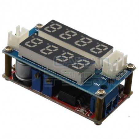 Convertitore regolabile Step down 3A DC DC LM2596S Amperometro Voltometro Generico