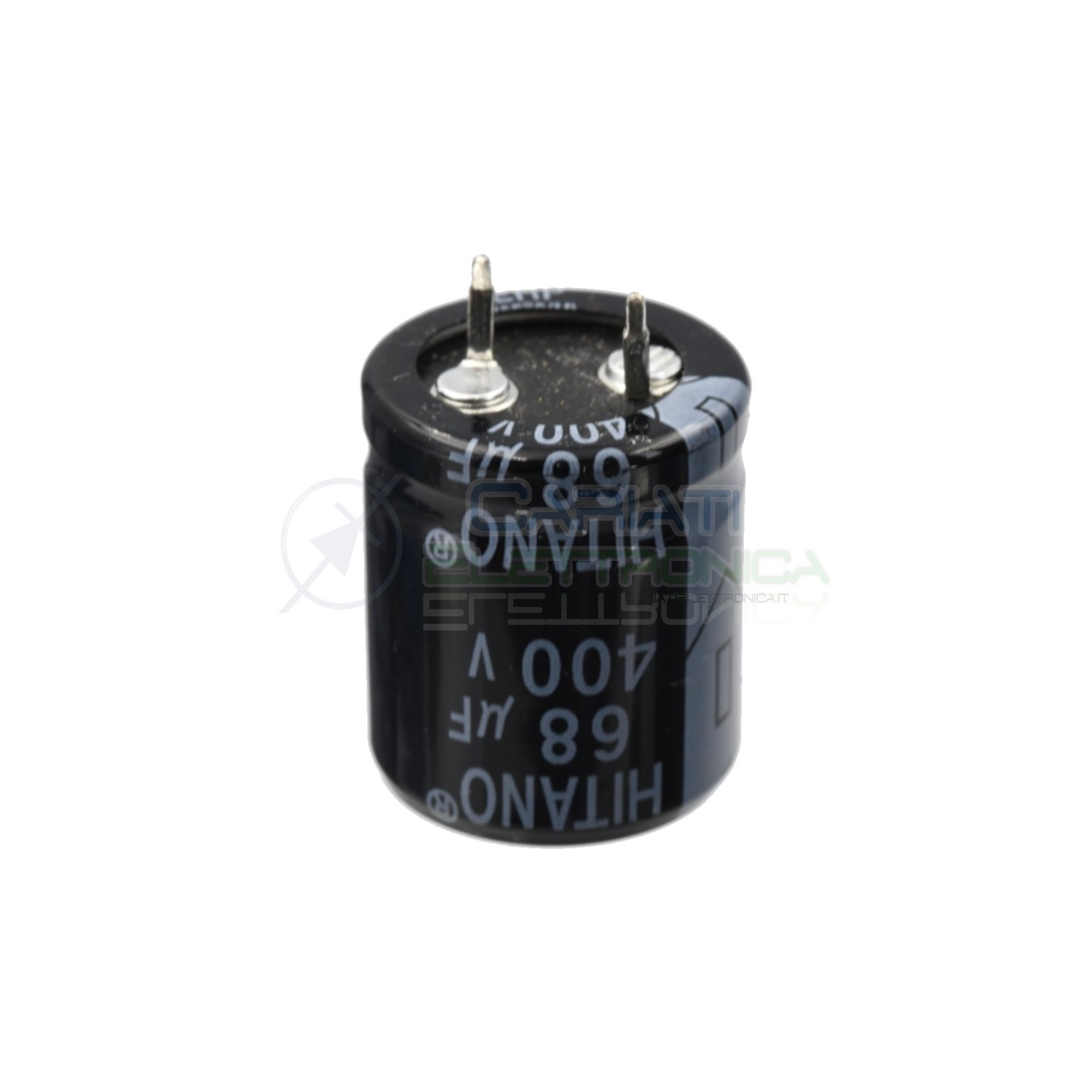 Condensatore elettrolitico HITANO SNAP IN 68uF 68 uF 400V 85°C 22X26mm PASSO 10mm