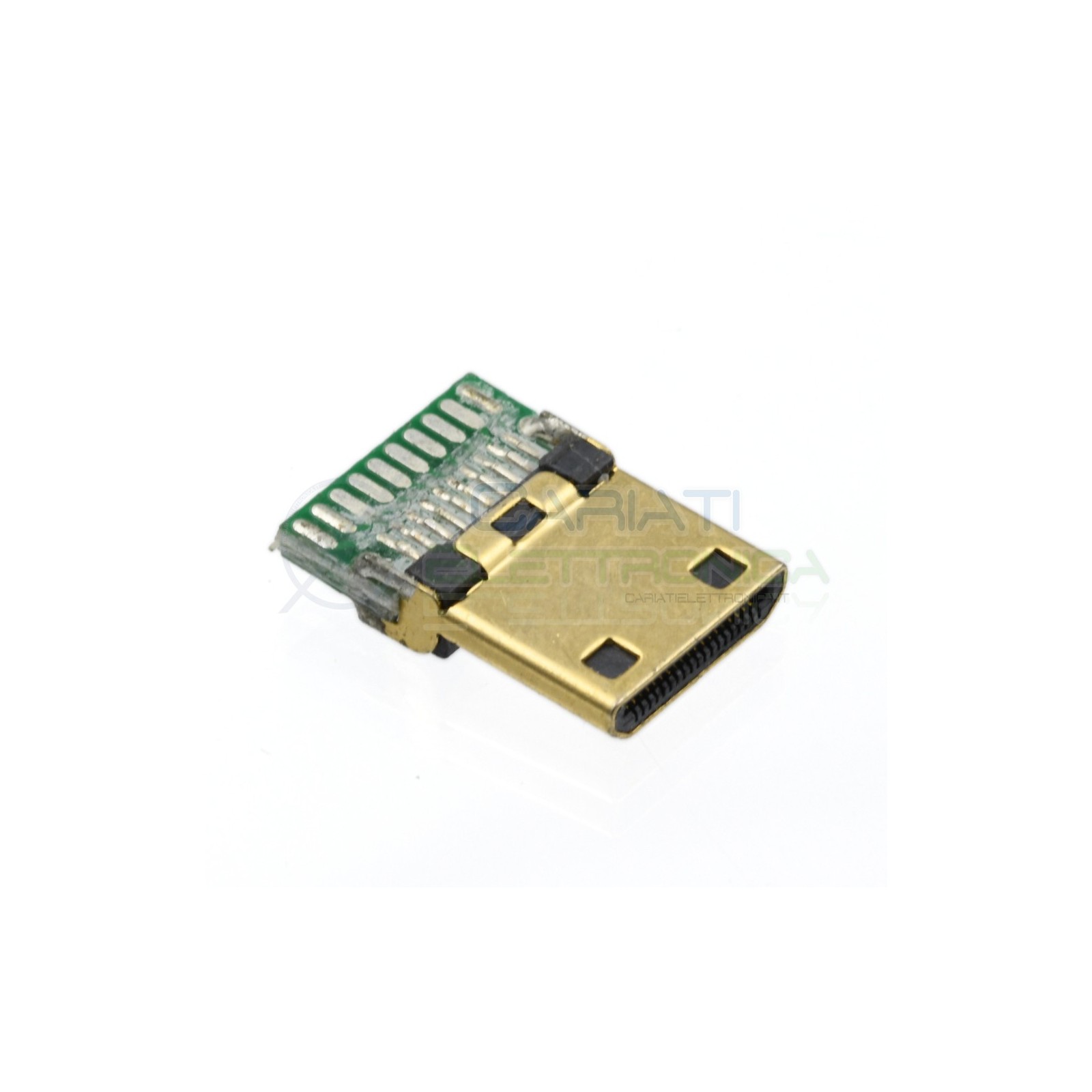 PEZZO Connettore porta MINI HDMI maschio 19pin a saldare da PCB DIP CircuitoGenerico