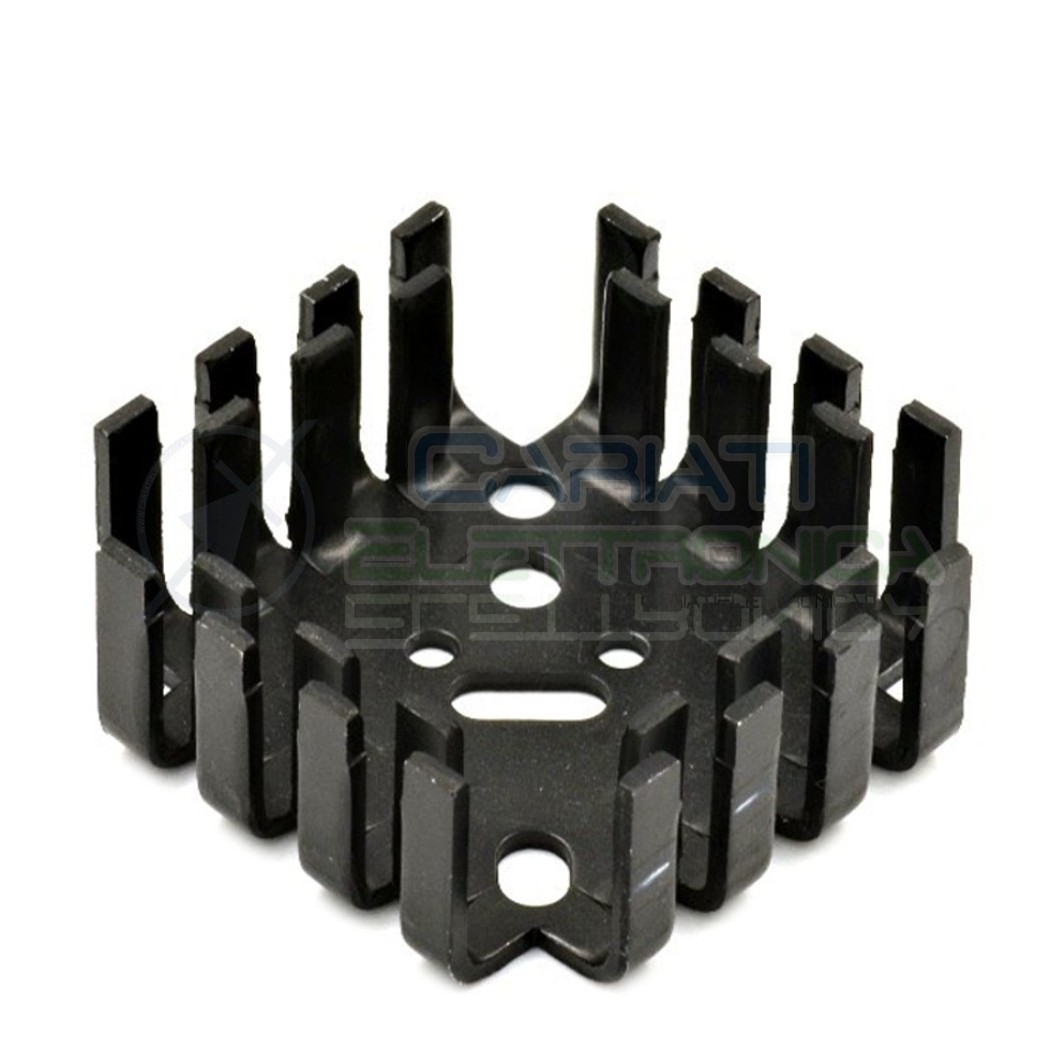 Heatsink in aluminium 45x45x25 mm for TO3