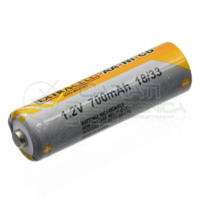 Battery rechargeable NI-CD 1,2V 700mAh AA ExtracellExtracell