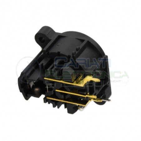 Connettore XLR Femmina 3 poli da pannello PCB Connettore Audio Mixer Microfono Cannon Generico
