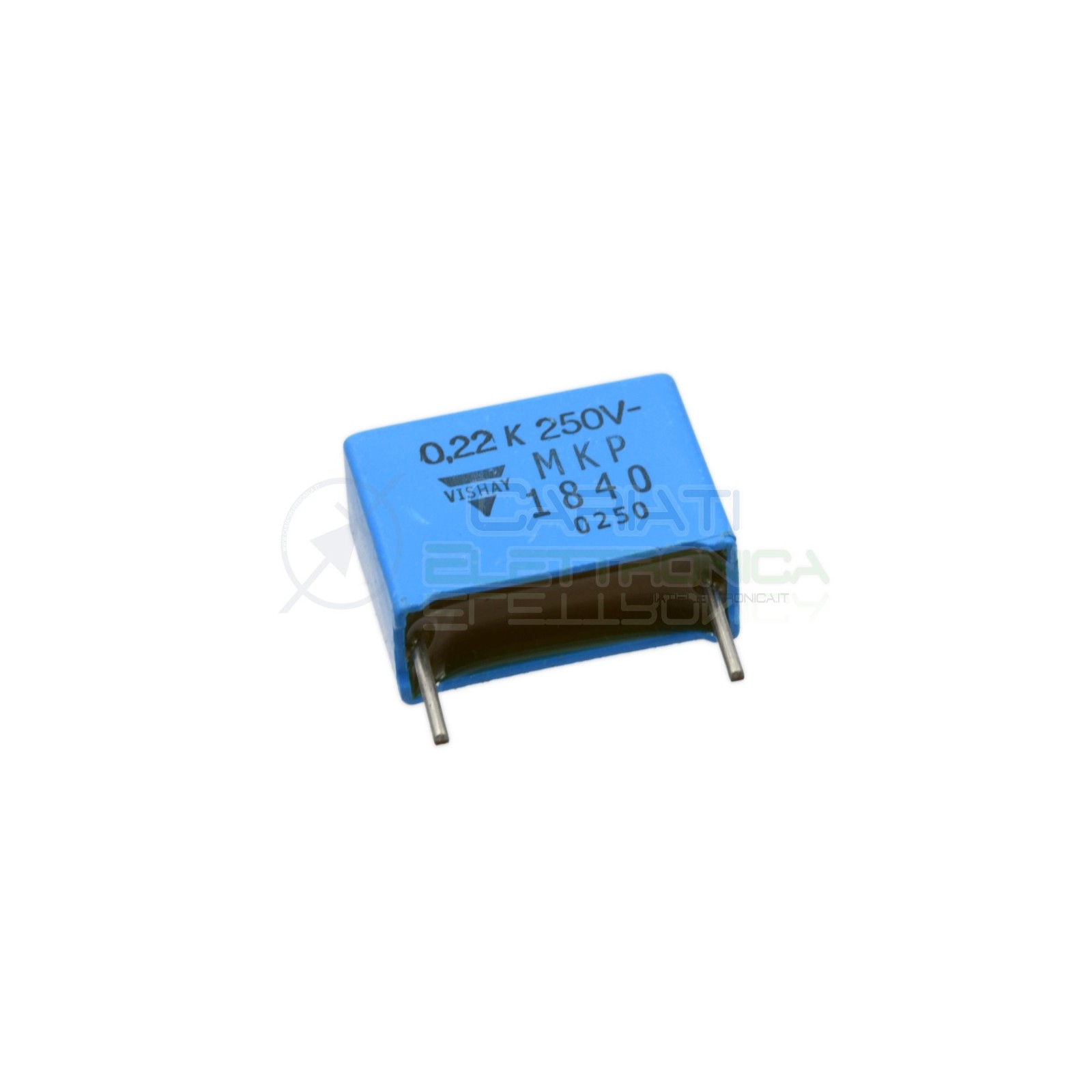 Condensatore in Polipropilene 220nF 0.22uF 250V Passo 15mm 10% VISHAY Vishay