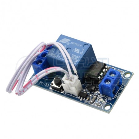 Scheda Relay Relè BISTABILE 5V Dc 10A Singolo 1 Scambio SONGLE SRD-5VDC-SL-C SPDT PCB Generico