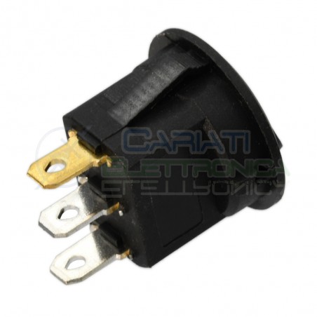 Interruttore Rocket Con Led Giallo 16A 12V 12 Vdc Generico