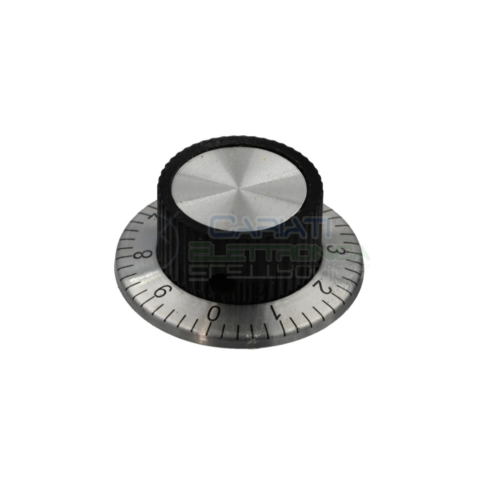 MANOPOLA CON ASSE 6mm 33 x 16 mm POMELLO KNOB KNOBS FENDER POTENZIOMETRO AUDIOGenerico