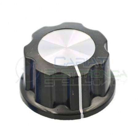 MANOPOLA CON ASSE 6mm 33 x 16 mm POMELLO KNOB KNOBS FENDER POTENZIOMETRO AUDIOGenerico