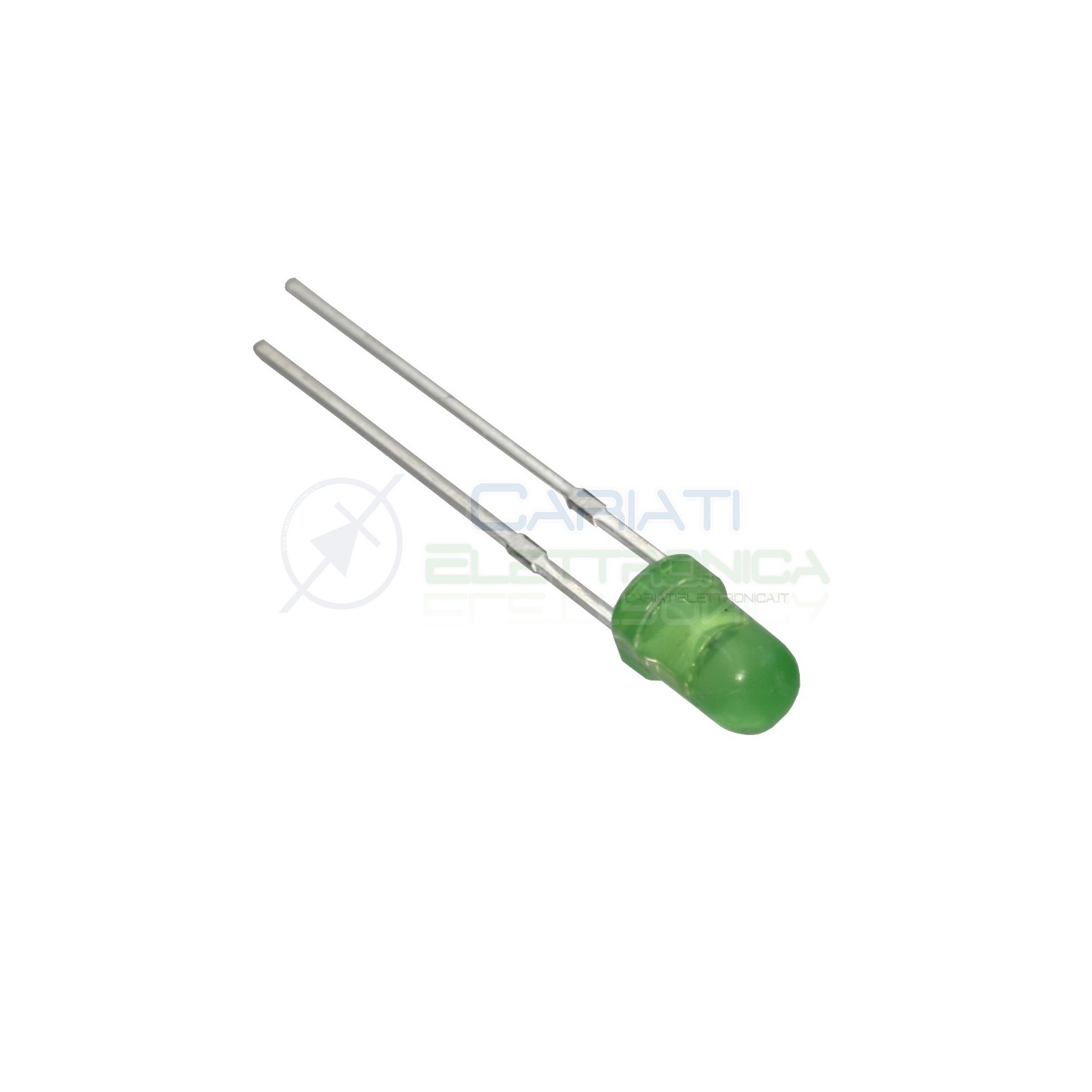 20 pezzi Led 3mm luce verde diffusa 1000mcd alta luminosità diffusiGenerico