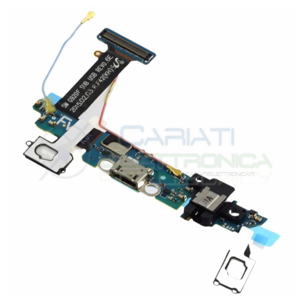 Galaxy S6 G920f G920 Connettore di ricarica Microfono Flat Flex Generico