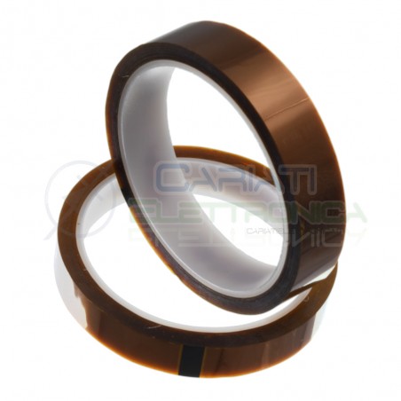 Nastro adesivo tipo kapton 5mm 33m alta temperatura termico bga reworkGenerico