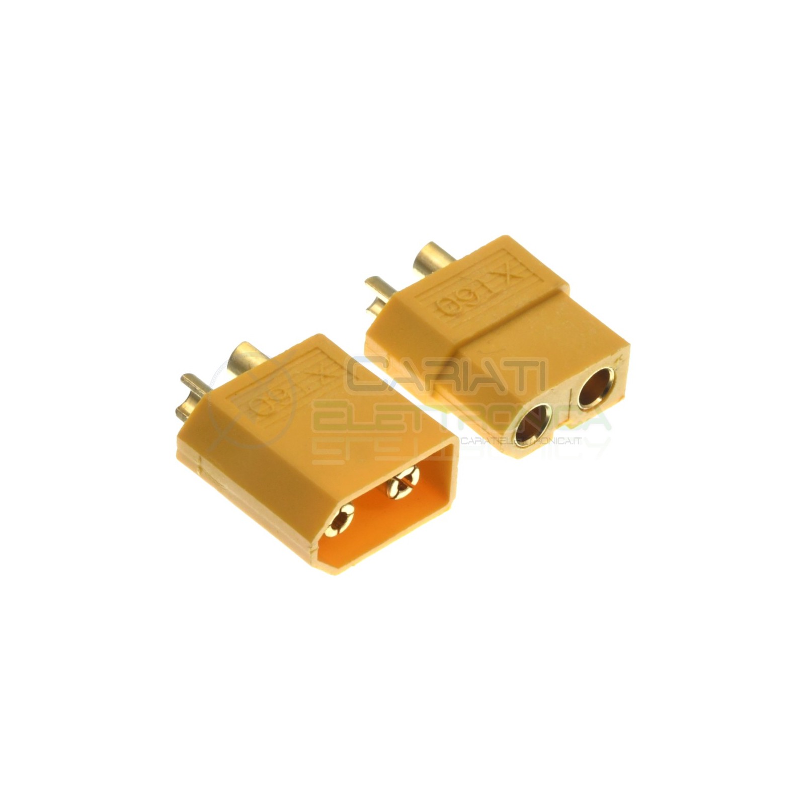 Coppia connettori maschio femmina xt60 xt-60 batteria drone litio lipo modellismoGenerico