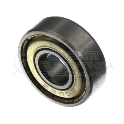10 pezzi cuscinetto a sfera da 8x22x7 mm modello 608ZZ cuscinettoGenerico