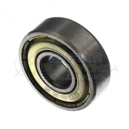 10 pezzi cuscinetto a sfera da 8x22x7 mm modello 608ZZ cuscinettoGenerico