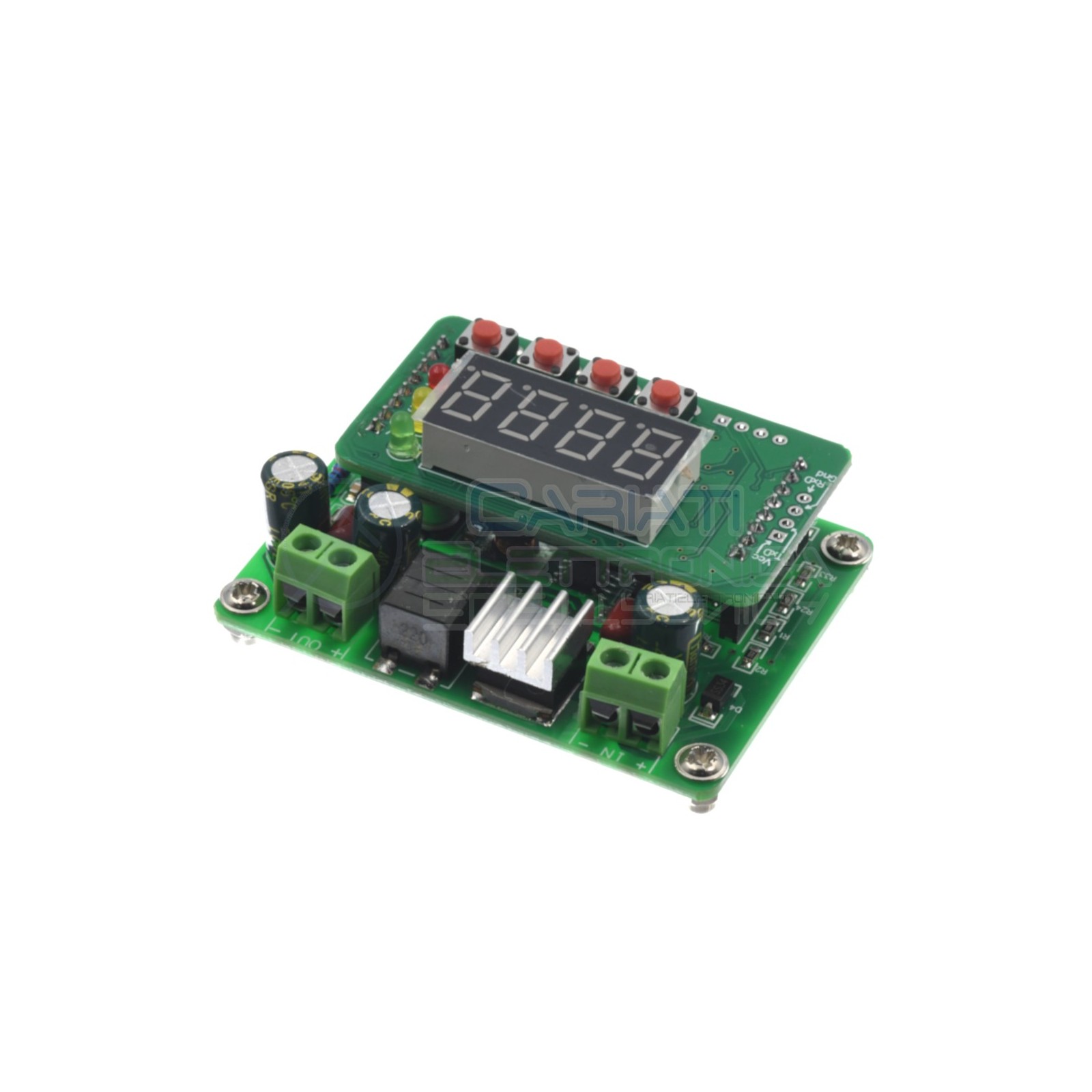 STEP DOWN Regolatore di tensione con display DC-DC da 6-40V a 0-36V 3A Generico