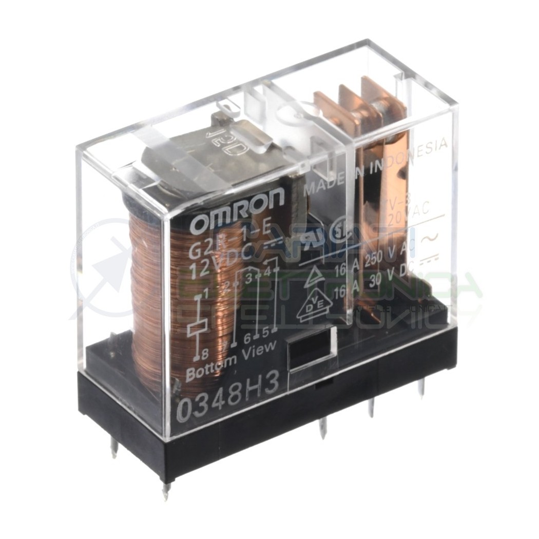 Relay OMRON G2R-1-E coi votage 12Vdc 12V 16A 250Vac 16A 30Vdc SPDTOmron