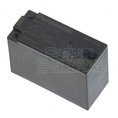 Relè JW2SN-DC12V 12V 5A doppio contatto DPDT Panasonic 8 pin JW2SNDC12V Panasonic