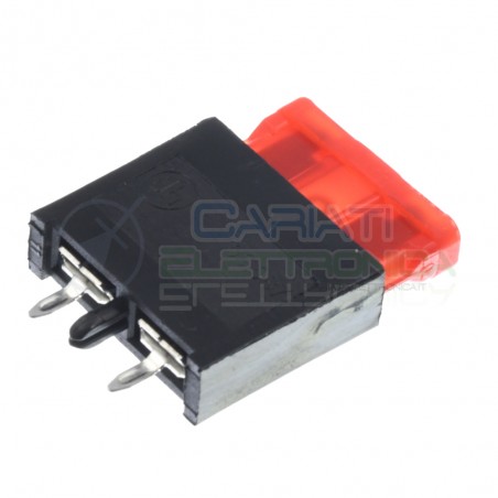 Porta fusibile da pcb circuito per fusibili 19mm a lama lamellari 15A Generico
