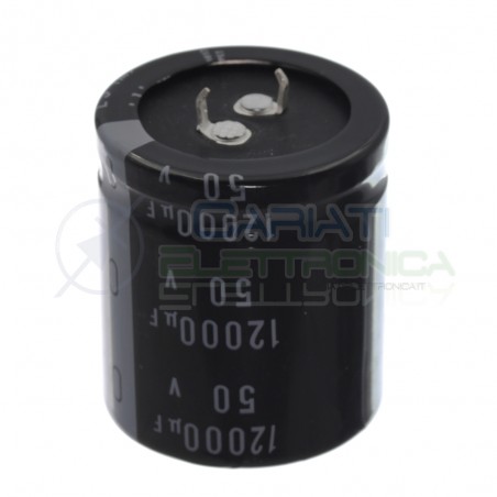 Condensatore elettrolitico 12000uF 12000 uF 50V 85°C nichicon snap in 35x40mm Nichicon