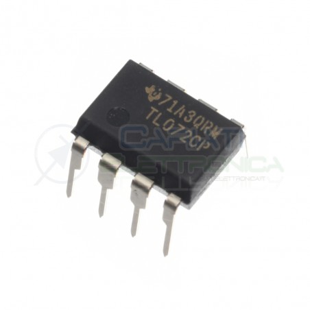 TL072CP Amplificatore Operazionale J-FET NJM072 Dual Operational AmplifierTexas instruments