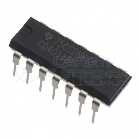 2 pezzi CD4011BE CD4011 Integrato Porte Nand cmosTexas instruments