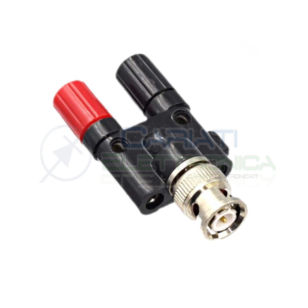 Adattatore connettore Banana femmina Bnc maschio test coassiale Generico