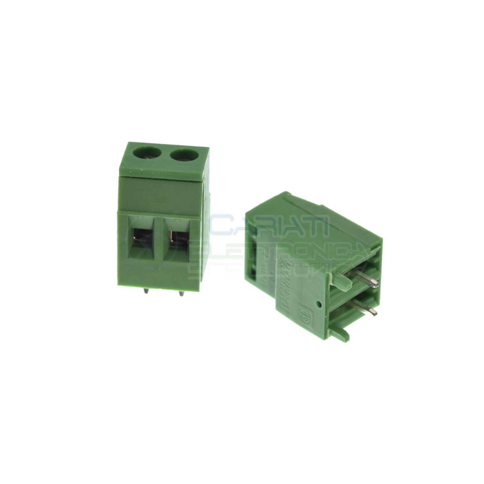 2 pezzi Morsetto Morsettiera 2 Poli per pcb 300V 10A Phoenix Contact 18mm altezzaPhoenix contact