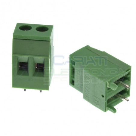 2 pezzi Morsetto Morsettiera 2 Poli per pcb 300V 10A Phoenix Contact 18mm altezzaPhoenix contact