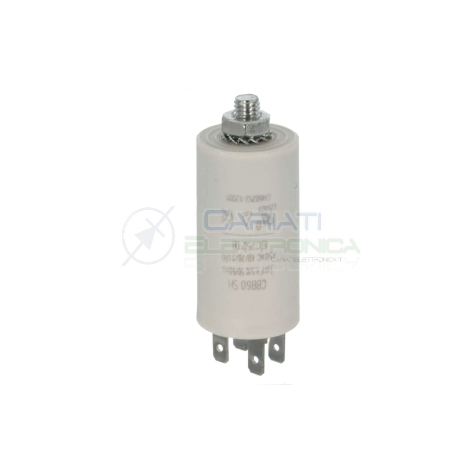 Condensatore elettrico 3,5 uF 3,5uF 450V Capacitore avvio motore pompa elettropompa Generico