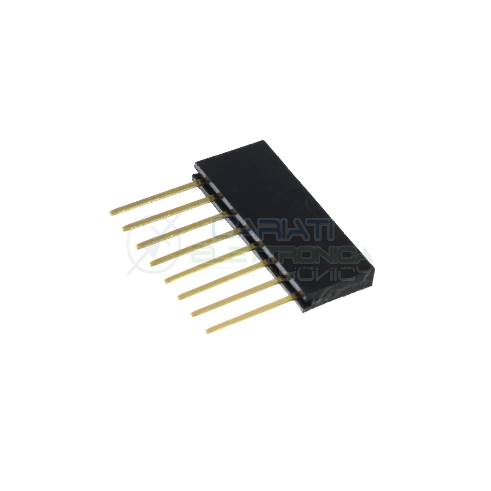 5 pezzi connettori strip line 8 poli femmina lunghi per Arduino stripline Generico