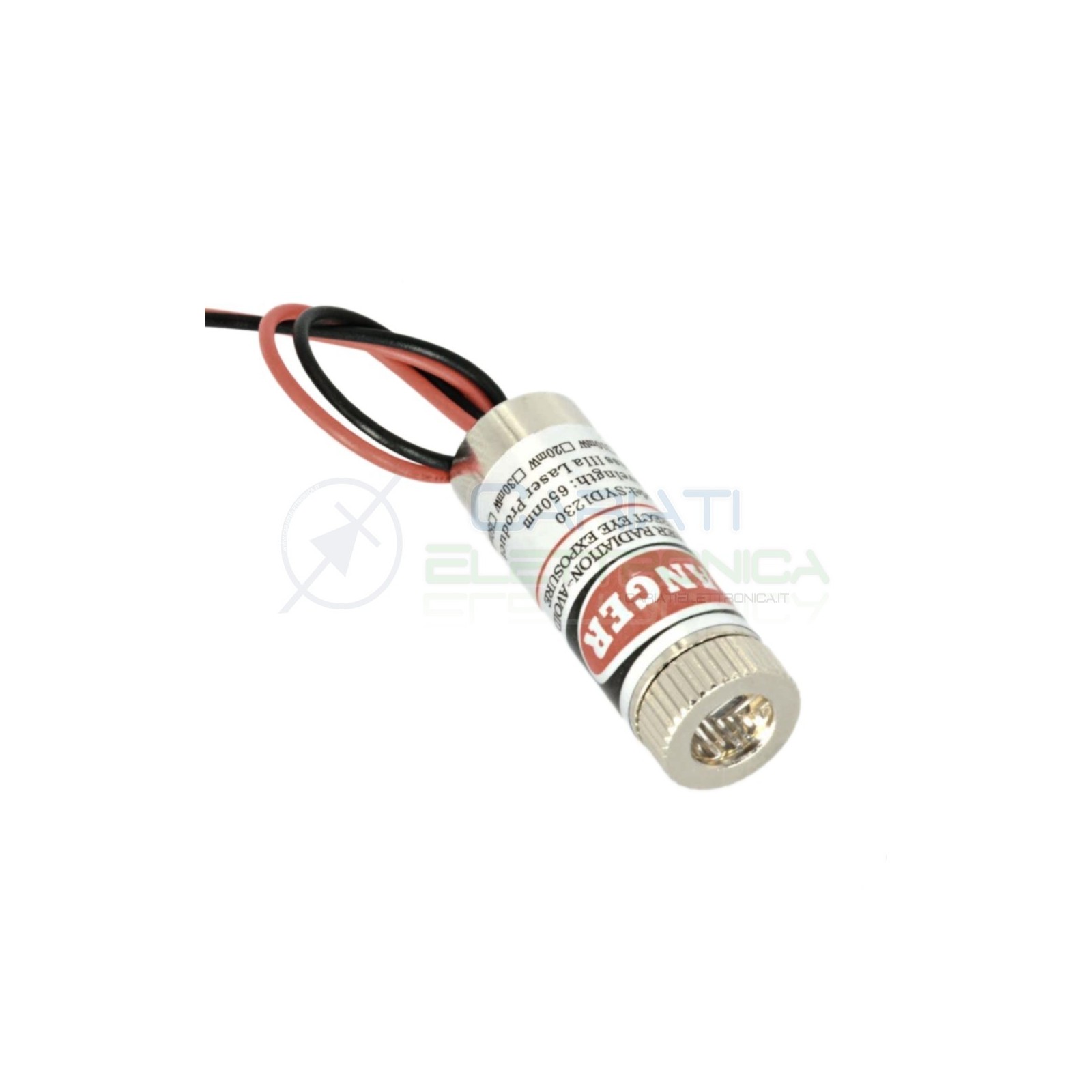 Modulo laser 650nm ROSSO diodo a punto puntatore diode pointer puntero 3v 5v DC