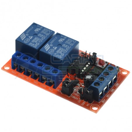 Scheda 2 Relay Relè 12V Dc 10A SONGLE SRD-12VDC-SL-C SPDT Monostabile BistabileGenerico