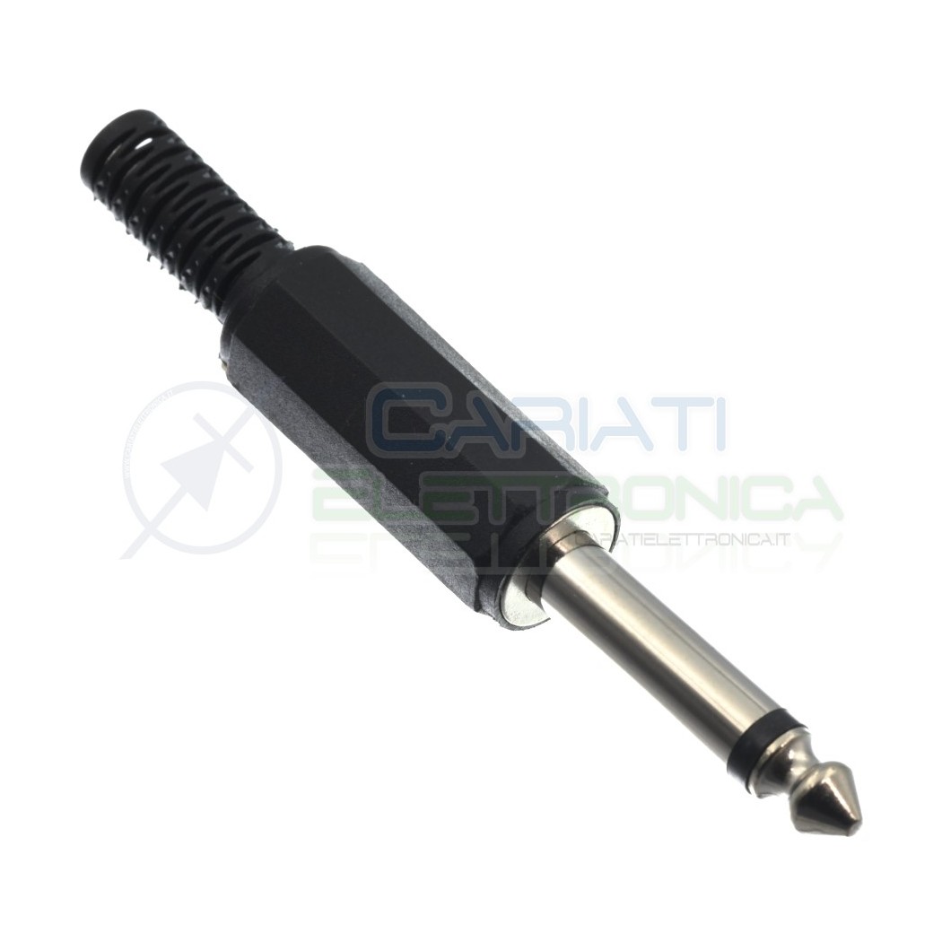 Presa jack Audio da 6,3mm mono per cavo audioGenerico