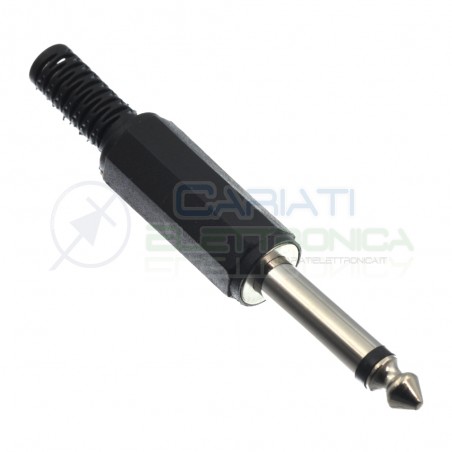 Presa jack Audio da 6,3mm mono per cavo audioGenerico